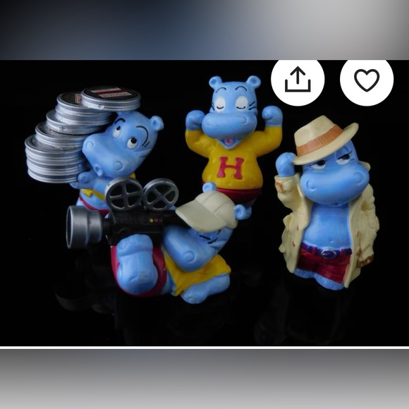 KINDER SURPRISE 1997 Happy Hippo Hollywood Stars Complete Set - Picture 4 of 4